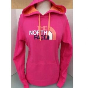 ⚫️ THE NORTH FACE hot pink hoodie​ standard hoodie size small